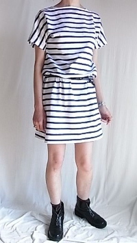 Op 05 ボートネックワンピース Papier パピエ